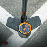 Sks vloerpomp aircompressor clic tec 10.0 10bar zw oranje