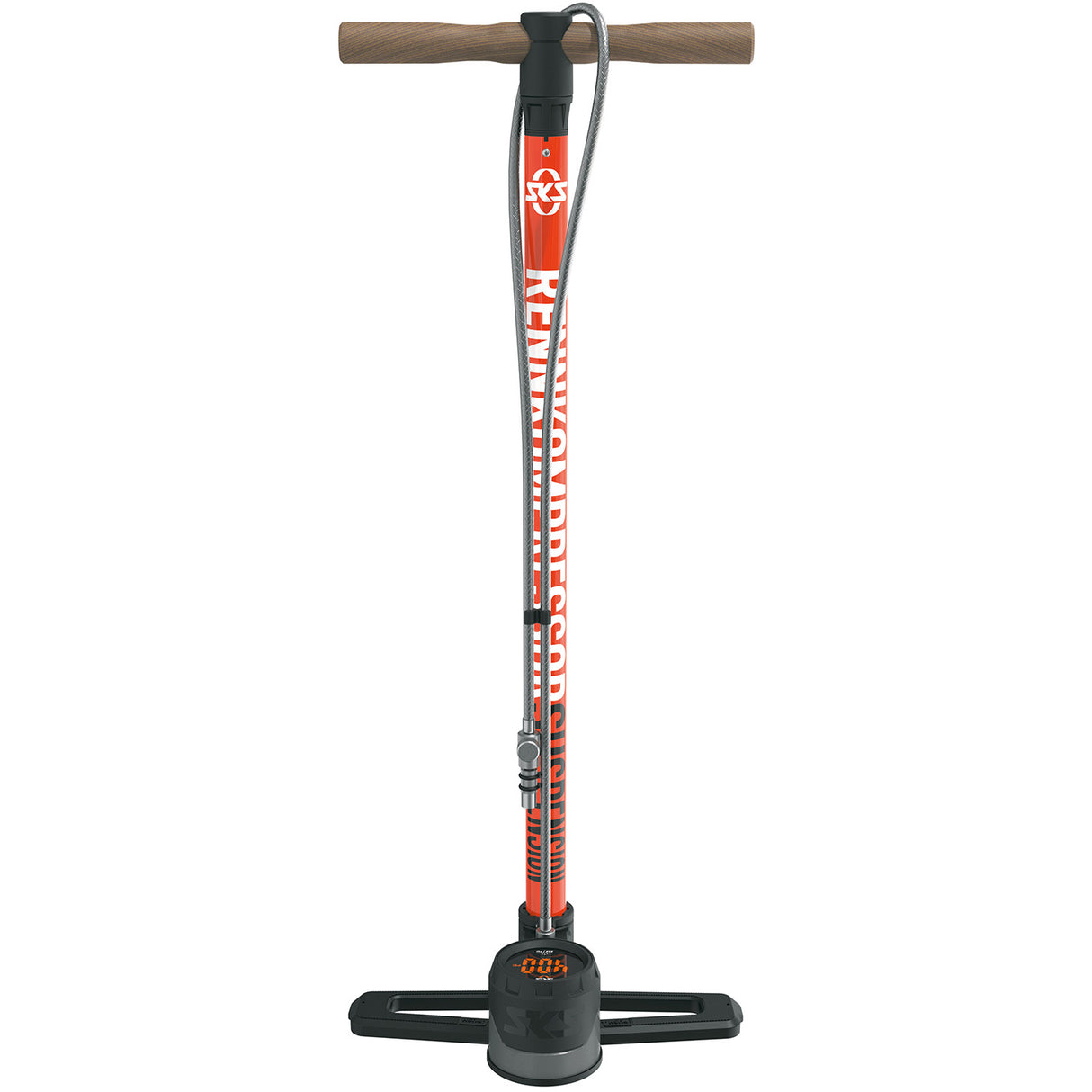 Sks floor pump Rennkompressor suspension 27.5 bar black red