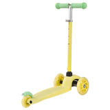 Boldcube teeny trehjulet scooter - gul