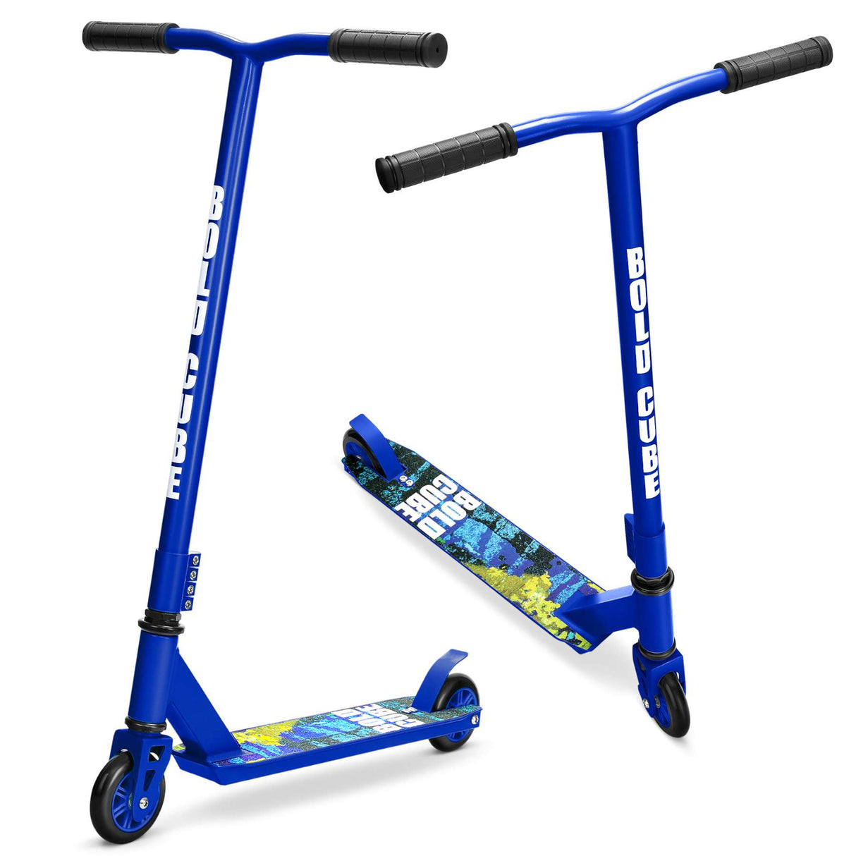 Scooter de acrobacias Boldcube - azul marinho