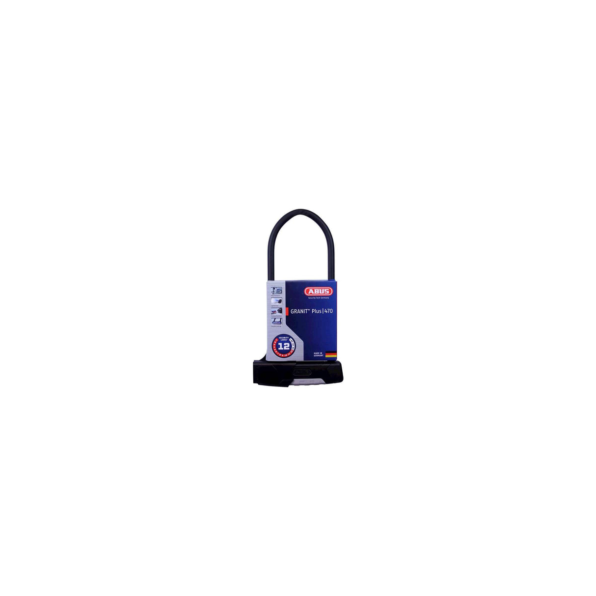 Abus Beugellot Granit plus 470 - 30 cm - černá