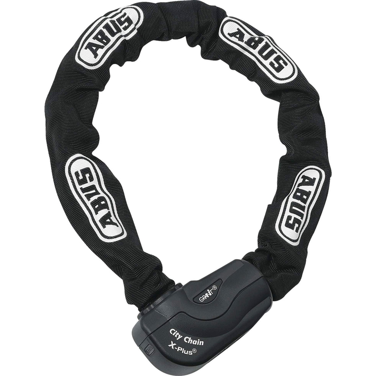 „Abus Granit City Chain X -plus 1060 85“ - „Art3“, 10 mm storio, juodas - 85 cm - dviračių užraktas