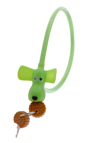 Pexkids Velo Lock Flappie de Waakhond 10mmX58cm gréng