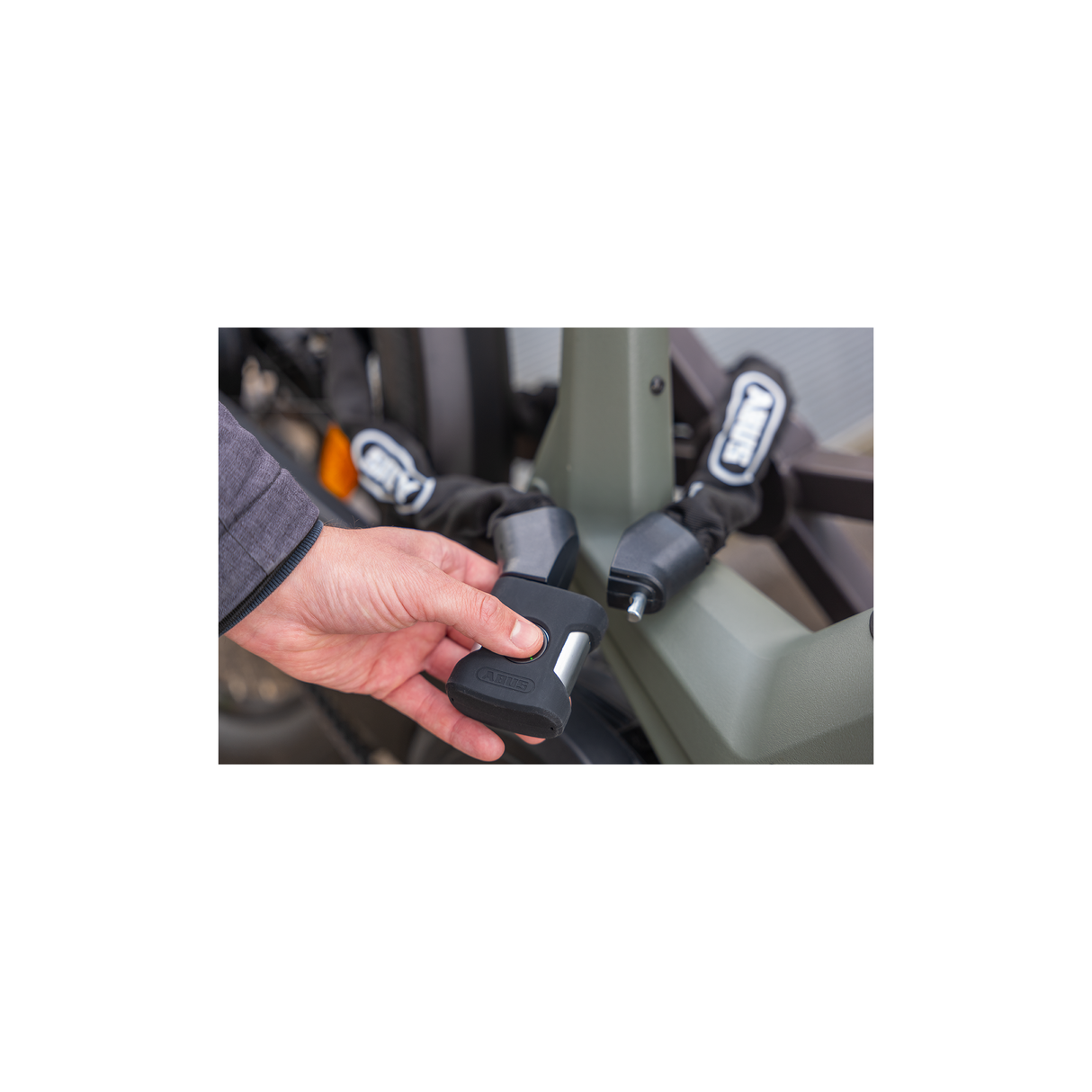 Abus chain lock Yardo 7807F 85 Black. Security Level 8