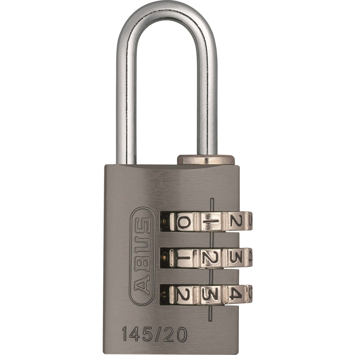 Abus номер на катинар 145 20 титан - сив - 5см