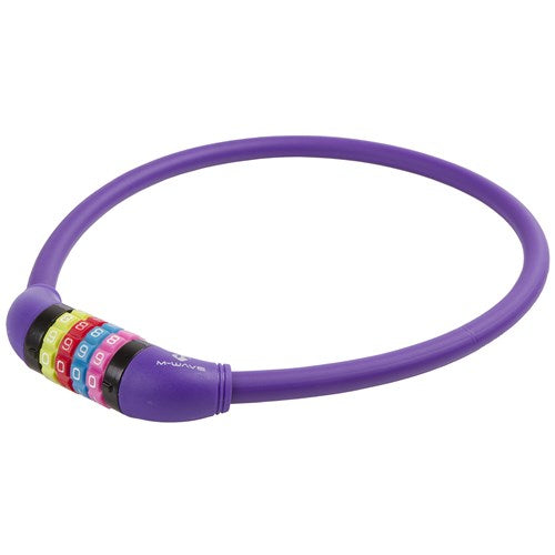 Numer M-Wave Blokada kabla silikonowa fioletowa 65 cm12mm