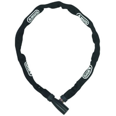 Abus -Kettenschloss 1500 110 Web Schwarz - 110 cm - Fahrrad - Schwarz