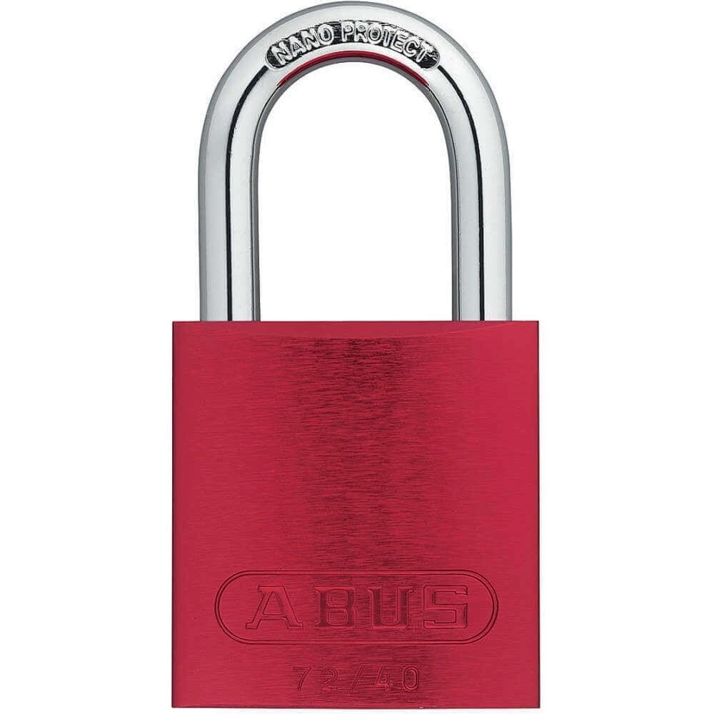 Abus padlock 72 40 red