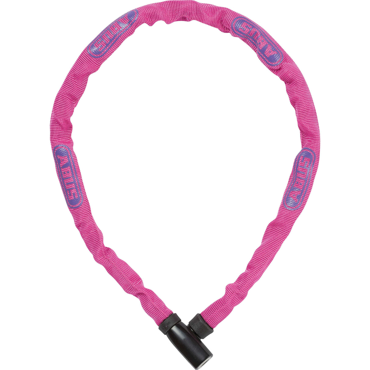 Abus rosa aço-o-o-a-cadeia de 75 cm de trava