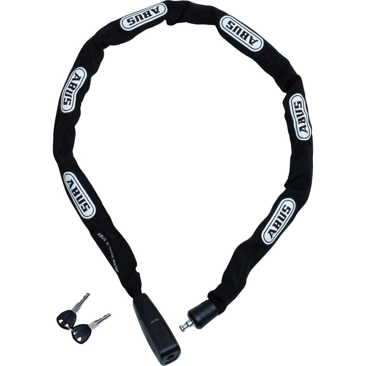 Abus CityCHAIN ​​6800 110 Black - 5mm déck - Schlësselschloss