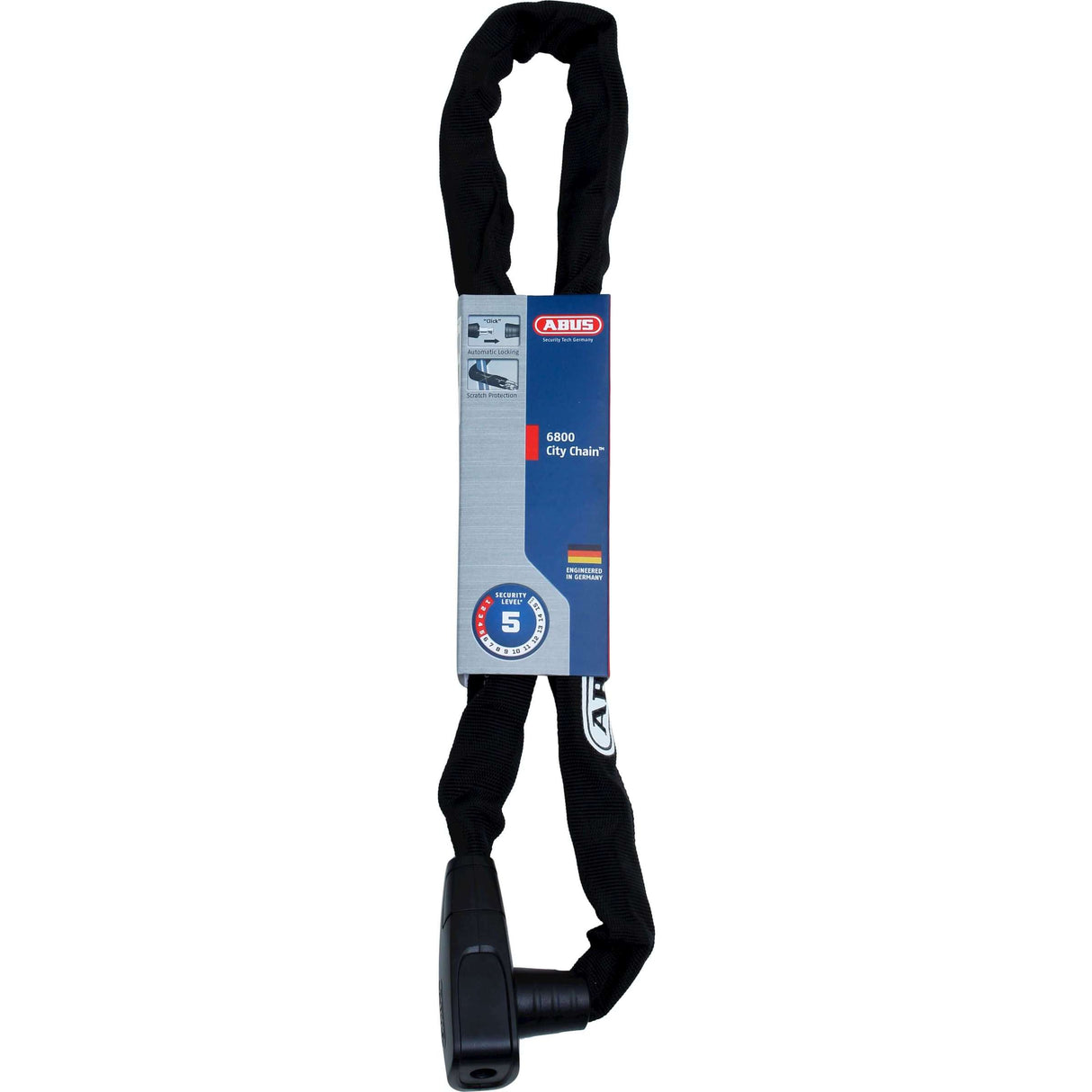Abus Citychain 6800 85 2,0 Čierna - 85 cm