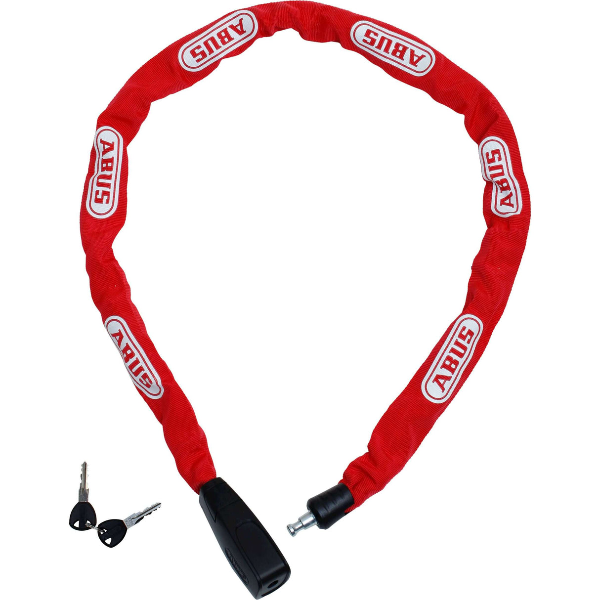 „Abus Citychain 8800 95“ raudona - dviračių grandinės užraktas
