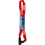 Abus Citychain 6800 110 Dearg - Glas Slabhra