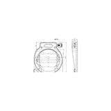 Abus Amparo 2.0 4650xl Black Art2 -paikka
