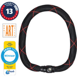 Abus Ivy Chain 9210 110 - ART3, 10 mm - 110 cm, černá