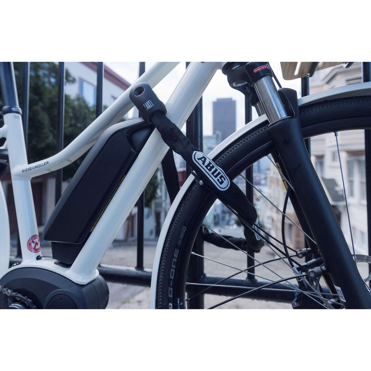 Abus Steel -o -Chin 9808K 110 - Fekete - 110 cm - Kerékpárzár