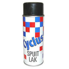 Cycplus cycle spray lacquer 400cc black shine