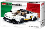 Sluban modelbricks italiaanse supercar wit (m38-b0957)