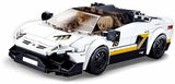 Sluban modelbricks italiaanse supercar wit (m38-b0957)