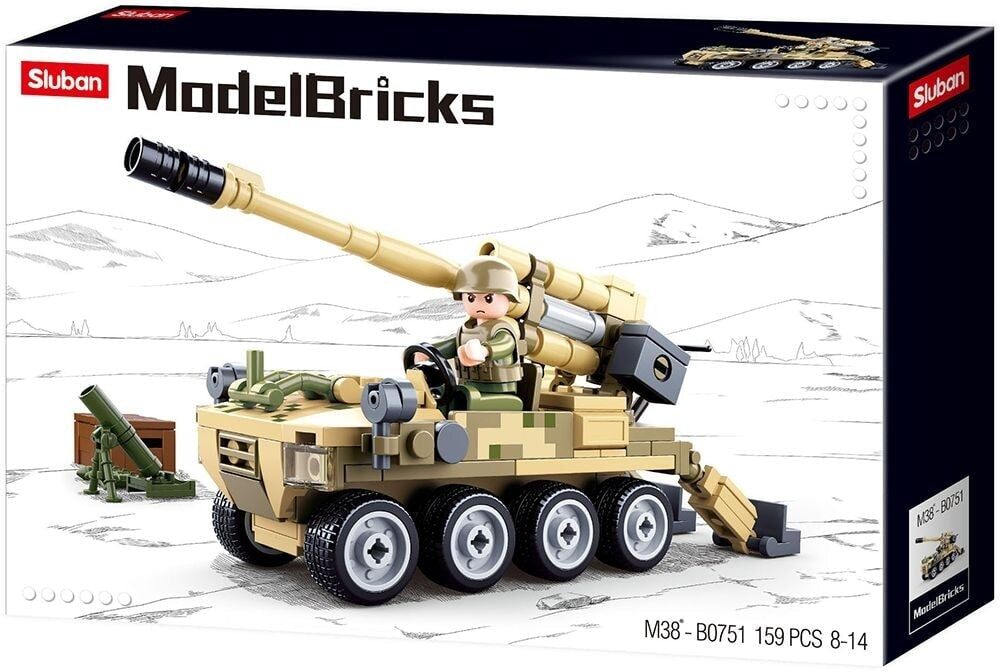 Sluban 8x8 Mobile Cannon