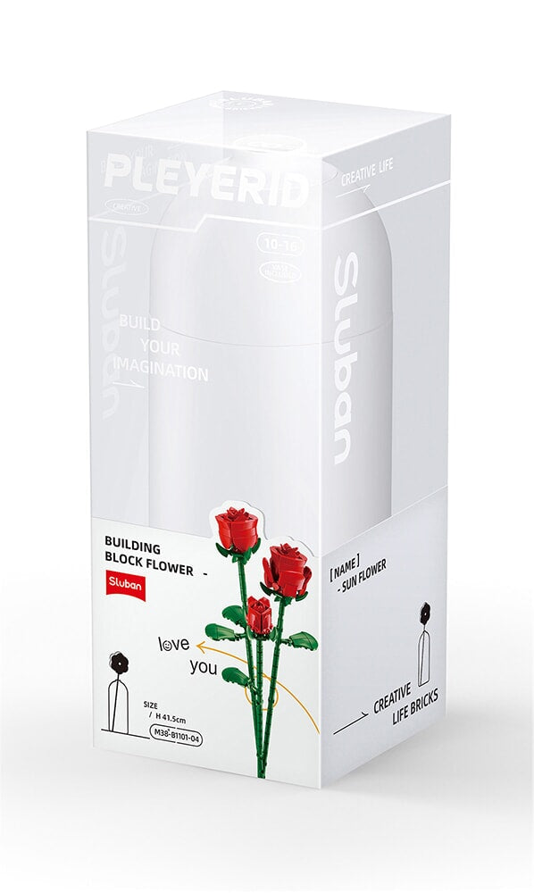 Sluban rode roos (m38-b1101-04)