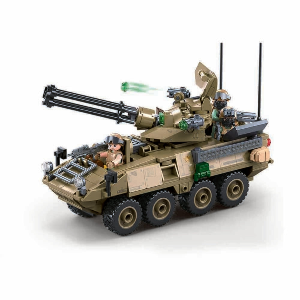 Sluban army tank M38-B1258 Stryker ADS