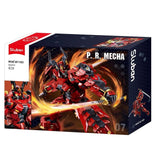 Sluban p.r. mecha rood zwart (m38-b1183)