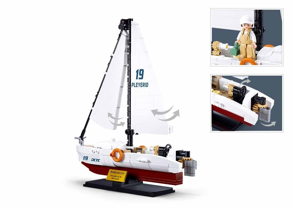 Sluban modelbricks de rodeo speedboot (m38-b1190)