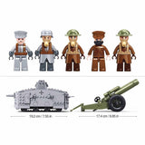 Sluban army aanvallende tank wwi - 47vs (m38-b1295)