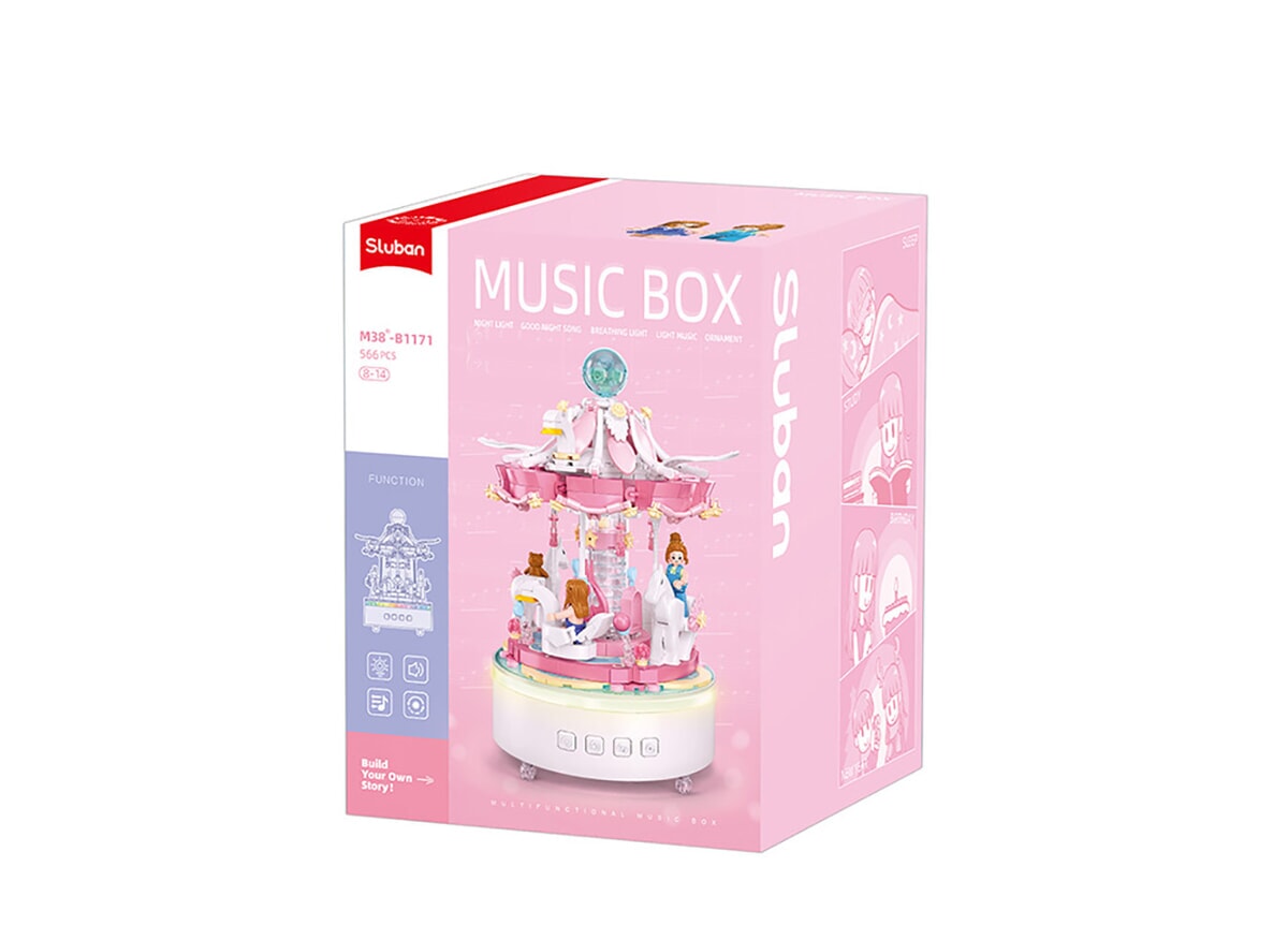 Sluban carrousel muziekdoos peyerid (m38-b1171)