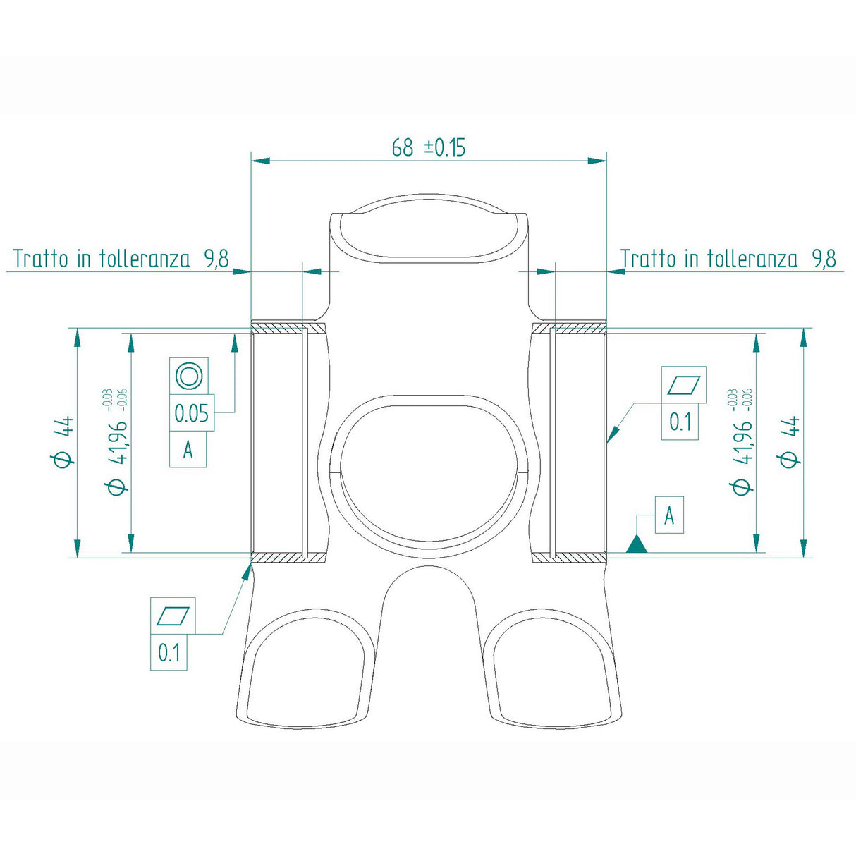Miche Bracketas Press-fit 68 x 42mm Evo Max