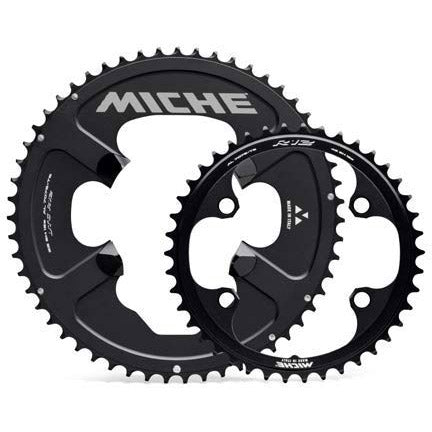 Miche chainring utg r92 12v 55 teeth black with bolts