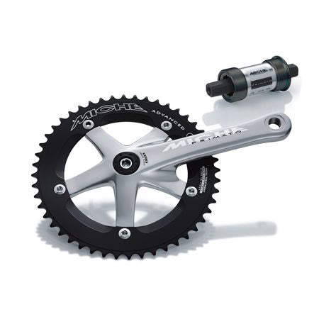 Miche Crankstel Pista Advanced 167 mm 49TDS. 1 8 srebro