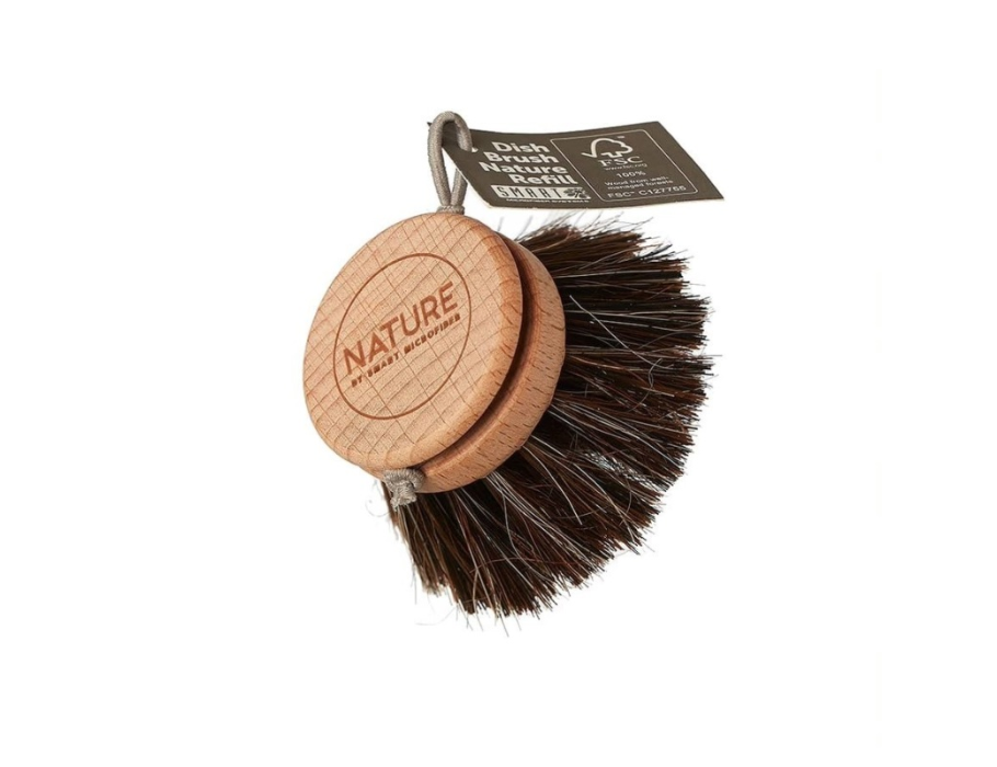 Smart dishwashing brush head - replacement - FSC - black