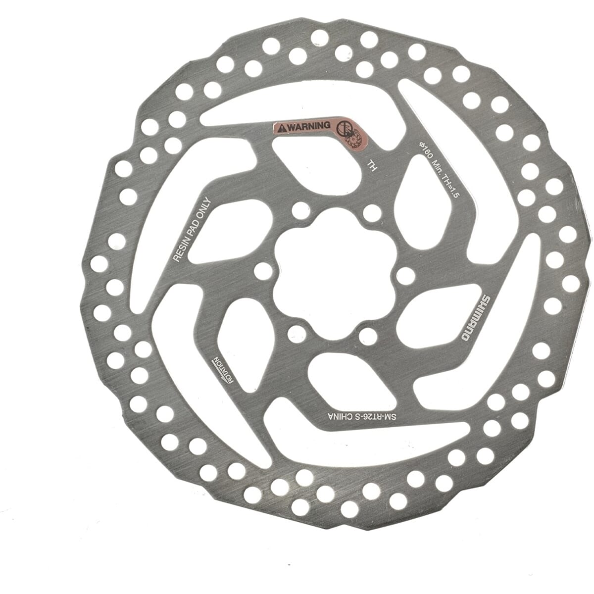 Shimano Shim.bremsrotoren RT26 160 mm 6L RT26s