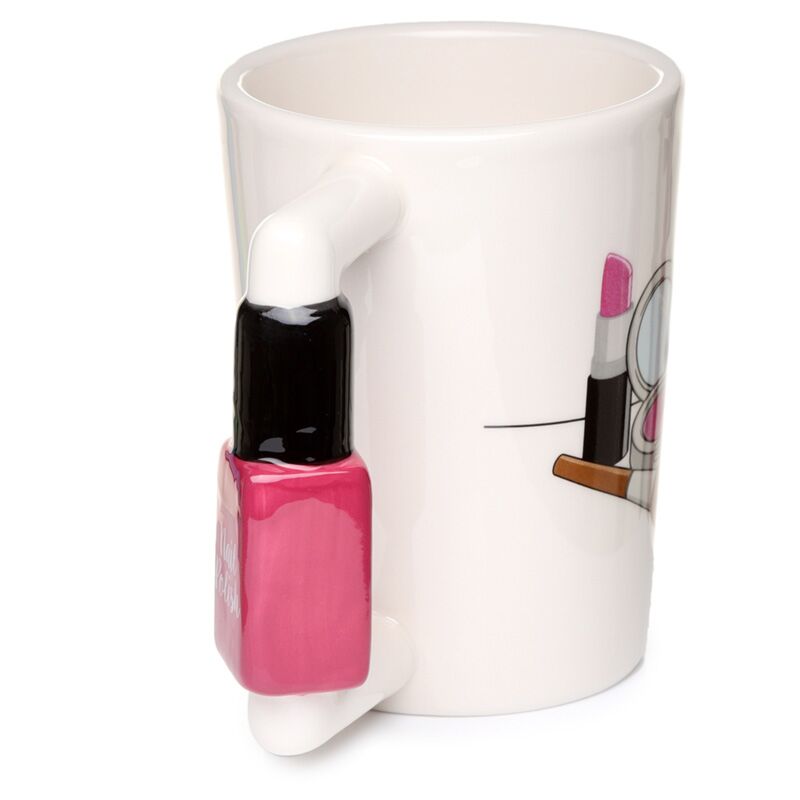 Nail Polish - Shaped Handle Ceramic Mug