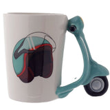 Scooter - Formed handle ceramic mug