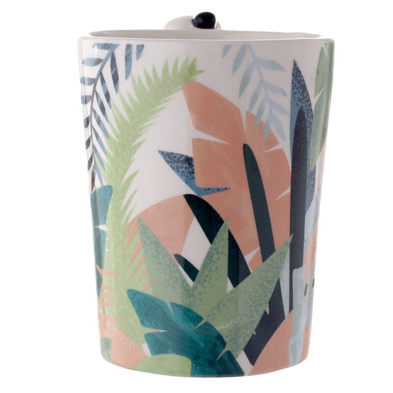 Pandarama - shaped handle ceramic mug