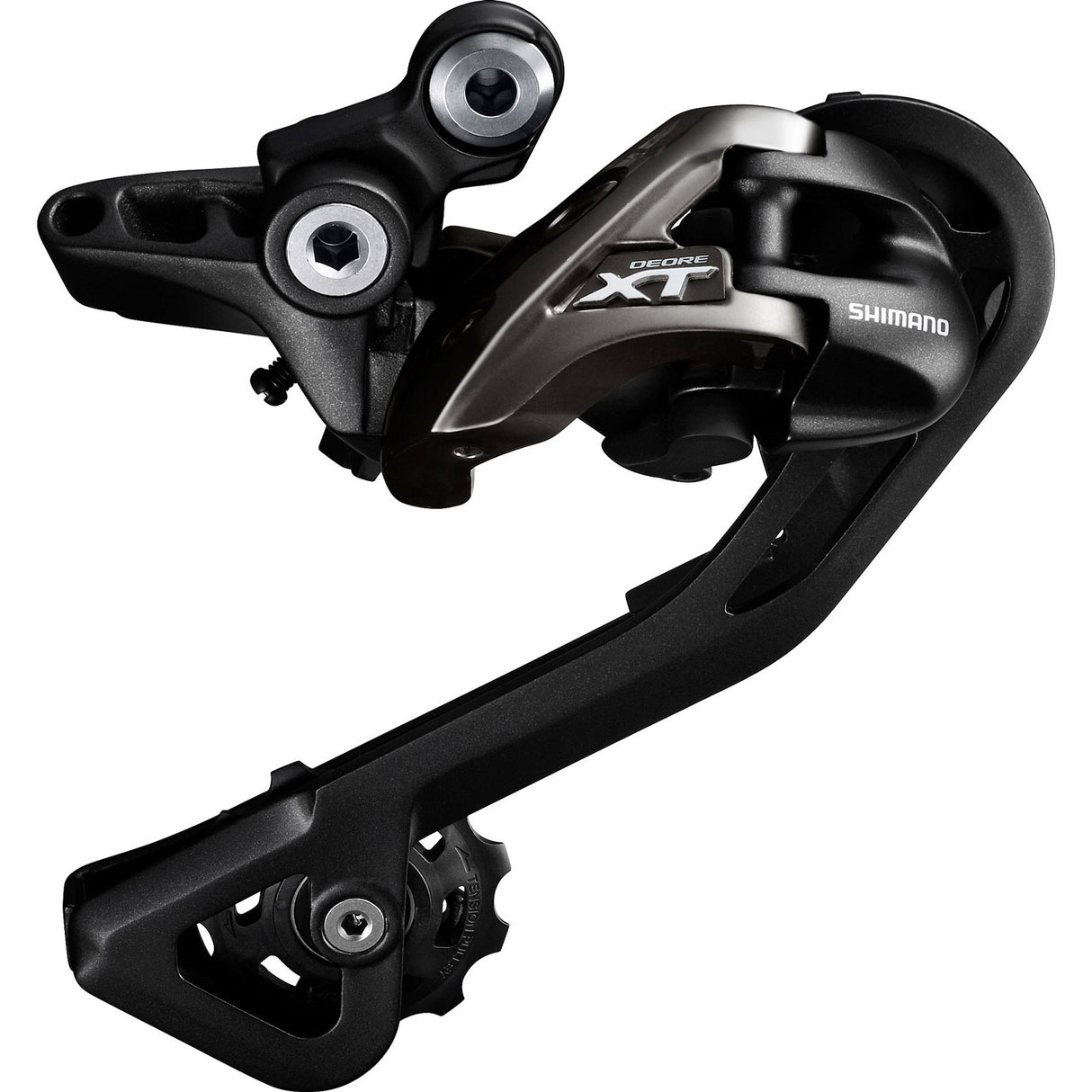 Shimano rear derailleur deore xt 10v rd-t8000 long cage black.