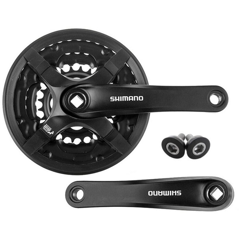 Shimano Cranket Tourney 7 8v 24 34 42T Chaining top 175mm Black