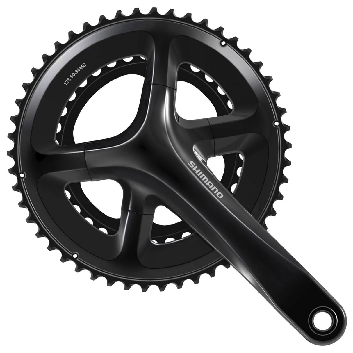 Shimano crankset rs520 12v 34-50t 172.5mm black oem