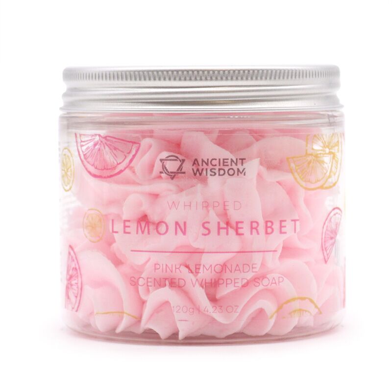 Pot de sherbet rose limonade avec lavage de bodys