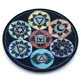 Soapstone chakra incense holder