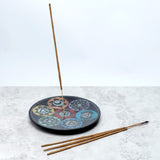 Soapstone chakra incense holder