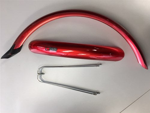 Eurofender setzen Kotflügel 24 Zoll 58 mm PVC rot