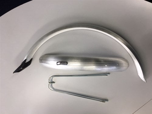 Eurofender Sett matplater 24 tommer 58 PVC sølv