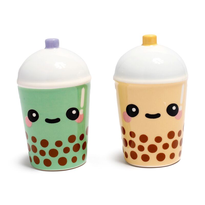 Boba Matcha Bubble Tea Foodiemals Pepper and salt set