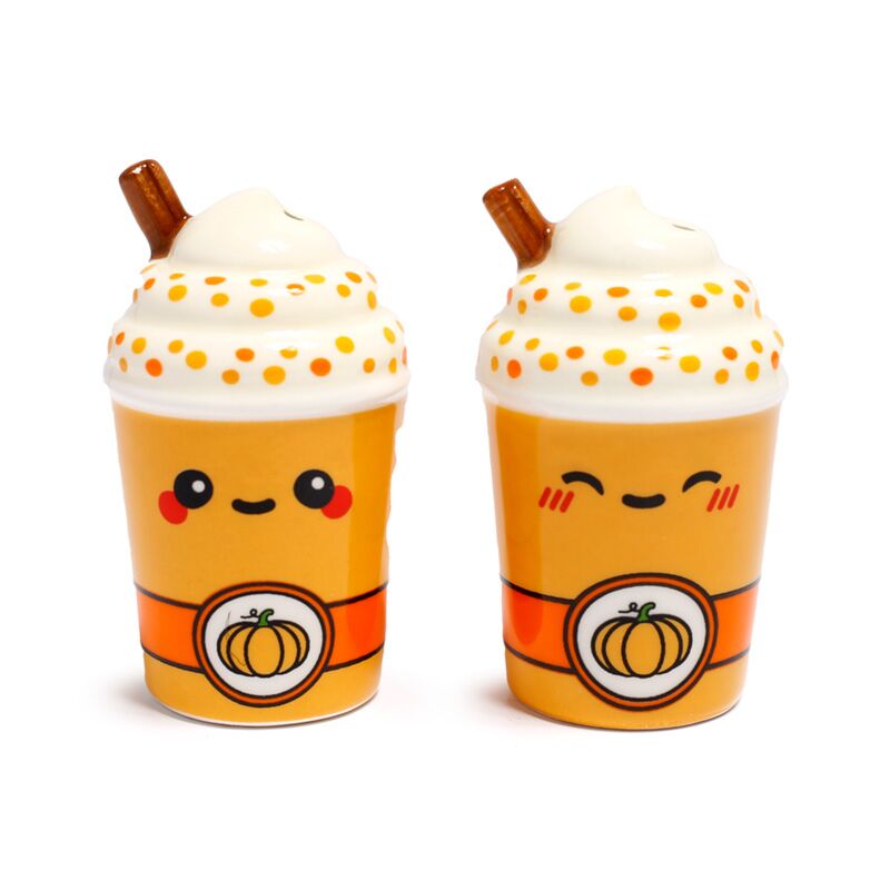 Pumpkin épicée latte alimentaire au poivre et au sel
