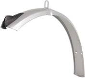 Voorbalboard 26 28 inch silver