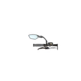Mirage steering mirror adjustable 10 x 5 cm black